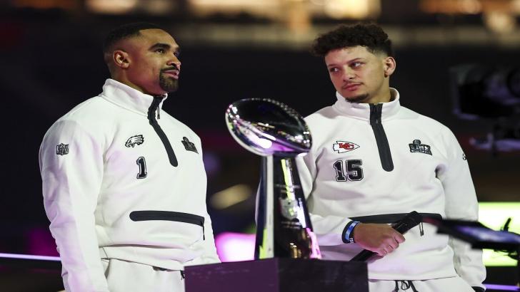 Patrick Mahomes and Jalen Hurts go head-to-head for the Super Bowl